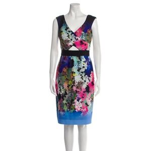 Milly Floral Print Sheath Dress NWT size 0